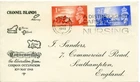 1948 CHANNEL ISLANDS LIBERATION GREAT BRITAIN GEORGE 6th FDC NURSING SLOGAN PMK