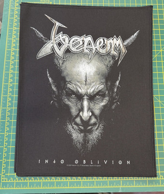 Venom Into Oblivion Large Size Sew On Printed Back Patch Officially  Licensed
