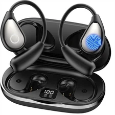 AI Translation Earbuds Real Time, 144 Language Translator OWS Black 