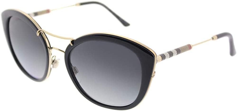 Burberry BE4251Q 3001T3 53mm Sunglasses Black Frame Polarized Grey Gradient Lens 32190₽