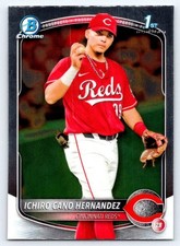 2025 Bowman - Chrome Prospects Ichiro Cano Hernandez #BCP-18 (RC) Reds