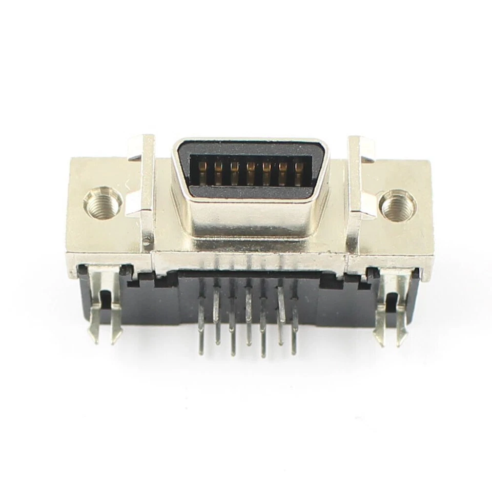 1Pcs SCSI Female 14 Pin MDR CN Type Right Angle 90 Degree PCB Connector Adapter - Image 2 of 4