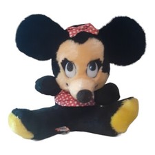 Disney Vintage 1965 Minnie Mouse Stuffed Animal Plush Toy Doll 