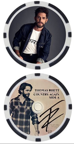 THOMAS RHETT - COUNTRY SINGER - POKER CHIP **SIGNED**