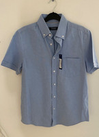 New MAINE NEW ENGLAND Men's Shirt Light Blue Size S