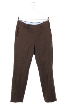 BERNIE´S Bundfalten-Hose Wolle 46 dunkelbraun