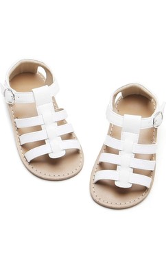 little girl slides shoes