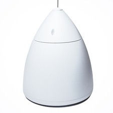 Soundavo HPS-6-WH-V Commercial 2-Way 6.5  Pendant Speaker with Woofer and Grippl