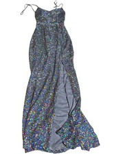 Prom glittery multicolor dress, women, party outdoor, brand new with tags 