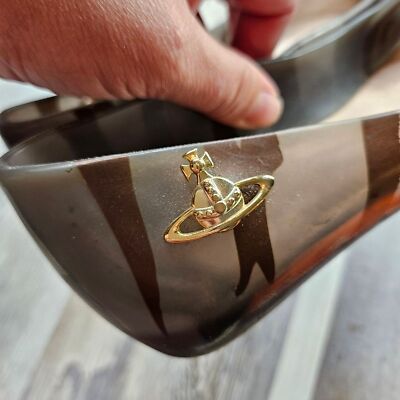 Melissa x Vivienne Westwood Anglomania Rubber Animal Print Flats