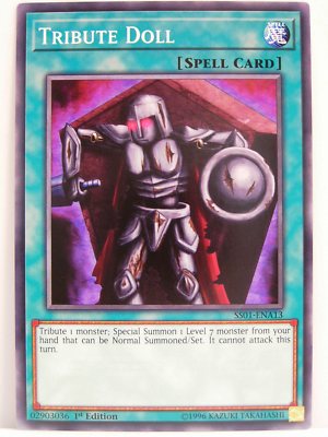 Yu-Gi-Oh Card Yu-Gi-Oh! Tribute Doll - SS01-ENA13 - Common - 1st Edition - Speed  Duel Starter Deck: Destiny Masters Destiny Masters Deck