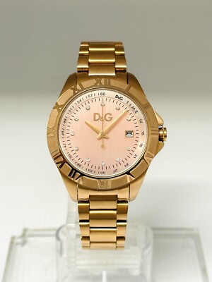 D&G Dolce & Gabbana Women's DW0837 Chamonix Triple Rose Gold Round