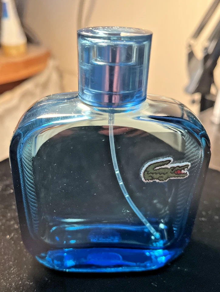 BOTELLA VACÍA EAU DE LACOSTE AZUL 3.4 / 3.3 OZ edt Colonia VACÍA Foto 2 de 4