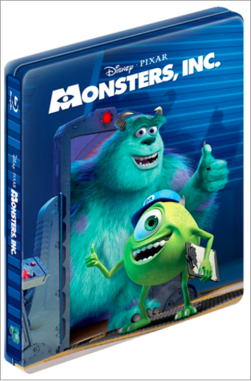 NEW Sealed BLU-RAY DISNEY/PIXAR 3D Steelbook - MONSTERS INC