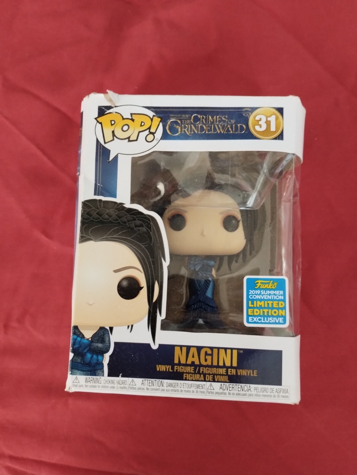 Funko Pop Fantastic Beasts 31 Nagini 2019 Sdcc Exclusivo Convención De Verano