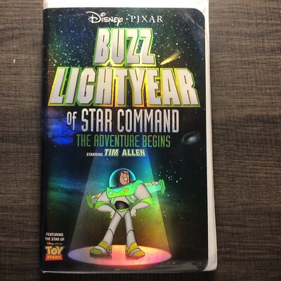 Buzz Lightyear of Star Command: The Adventure Begins (VHS, 2000)
