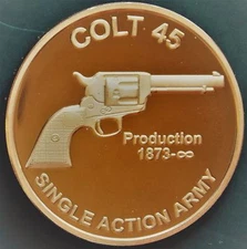 1 oz Copper Round - Colt 45