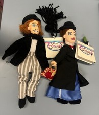 The Disney Store Mary Poppins Bert Plush Beanie Bean Bag Lot of 2 r 