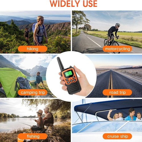 VOX LCD Display Walkie Talkies for Kids with 22 FRS Channels and LED Flashlight - Zdjęcie 6 z 18