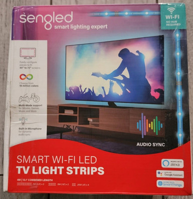 Sengled Smart TV LED Backlights for 45-75 inch TVs, 8 PCS Segmented