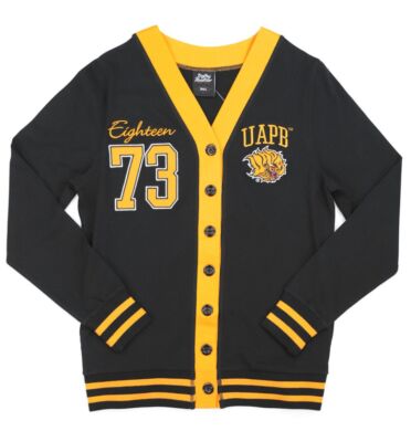 University of Arkansas Pine Bluff M10 Women's Cardigan Black