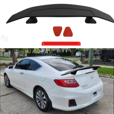 Matte Black 46'' Car Rear Trunk Spoiler Lip Racing Wing For Honda Accord Coupe