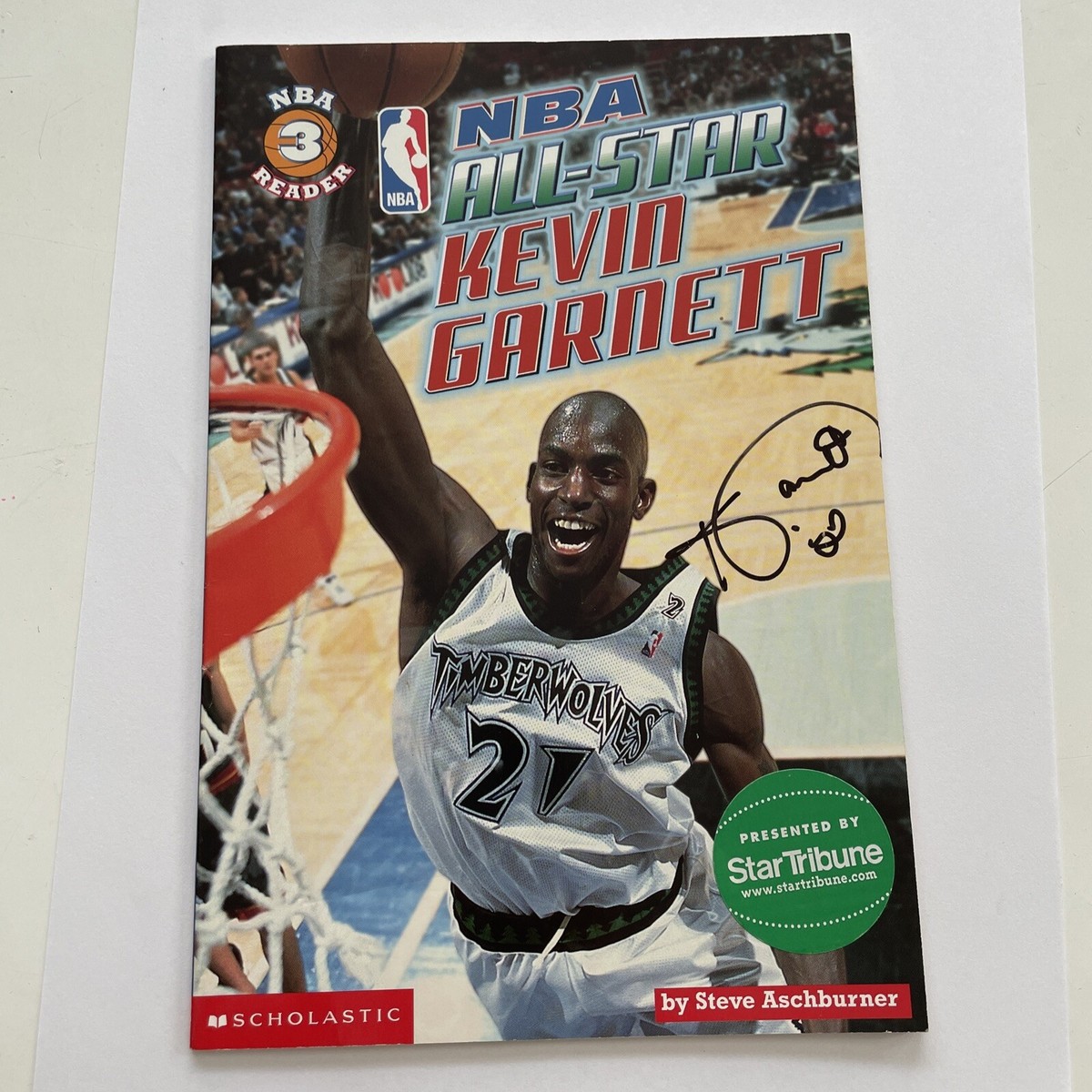 NBA All Star Minnesota Timberwolves Kevin Garnett Signed