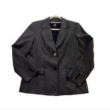 Rafaella Women's 100 Pure New Wool Blazer Grey Vintage Sizes 8P