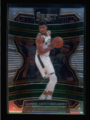 GIANNIS ANTETOKOUNMPO 2019/20 PANINI SELECT #22 CONCOURSE BUCKS
