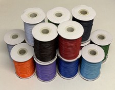 Macrame Waxed Cotton Gloss 1mm Macrame Jewellery Making Craft 5 x 135m Reels 