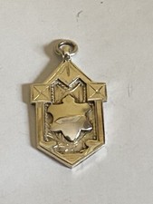 Серебро Hallmarked 1948/50 Silver Shield Fob