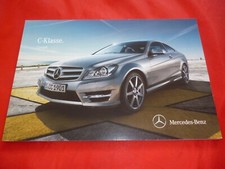 MERCEDES C204 Classe C Coupè C 220 CDI - C 63 AMG depliant brochure del 2012