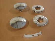 Big Dog Motorcycles OEM Gas Cap Set Split Tank Models 1999-2005 Models Dual Caps