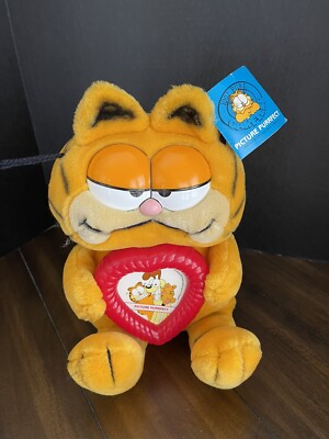 Vintage LARGE Garfield Plush 1978 1981 United Fun Farm Dakin