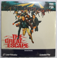 THE GREAT ESCAPE NEW LASERDISC LD STEVE MCQUEEN EXTENDED PLAY SEALED SCARCE