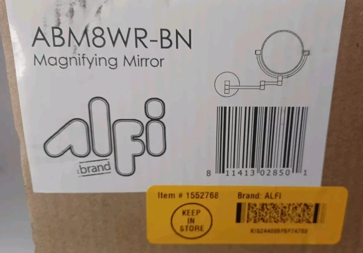 Alfi Magnifying Mirror - Brushed Nickel (ABM8WR-BN)