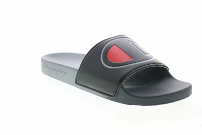 Champion IPO Split Slide Sandals Black 
