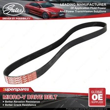 Gates Alt Micro-V Drive Belt for Alfa Romeo 147 937 156 932 4C Spider 960 GTV