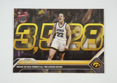 2024 Bowman U Now Caitlin Clark #49 Breaks All-Time Scoring Record 3528