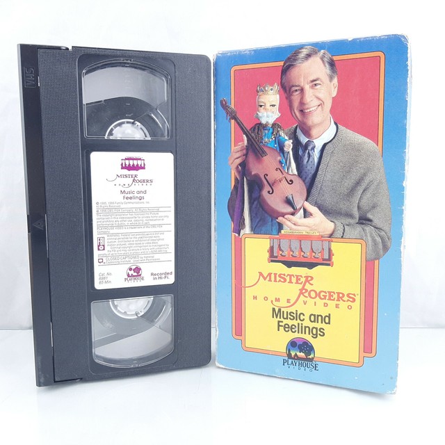 Mister Rogers Home Video Music and Feelings (VHS, 1989) for sale online eBay