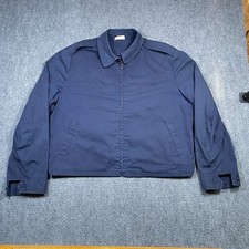Vintage US Air Force Lightweight Jacket Mens 46 Large Blue 1960s USAF