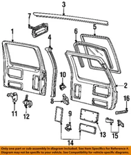 GM OEM 99-06 Escalade,Vibe,Yukon Back Door Hardware-Handle, Outside 15050668