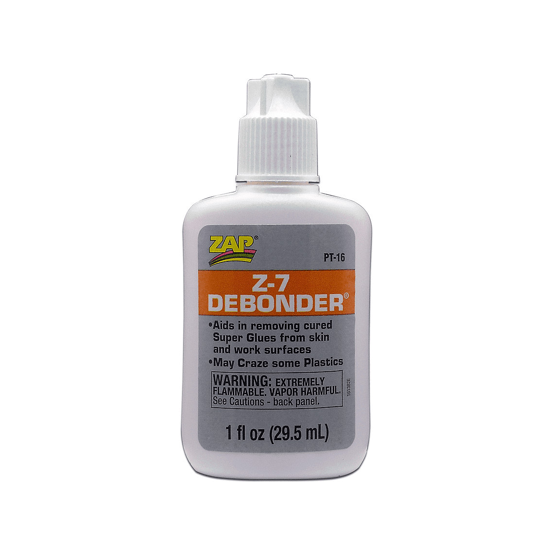 Zap PT16 Debonder Z7 1oz CA Cyano Super Glue Remover