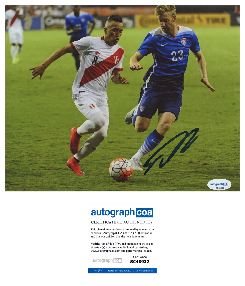 TIM REAM SIGNED 8X10 PHOTO USA MENS SOCCER USMNT E AUTOGAPH ACOA