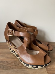 tan summer wedges