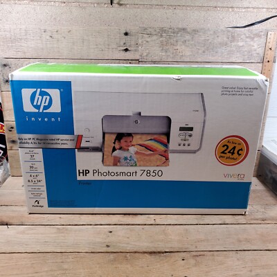 HP Photosmart 7850 Photo Inkjet Printer  New Sealed Box