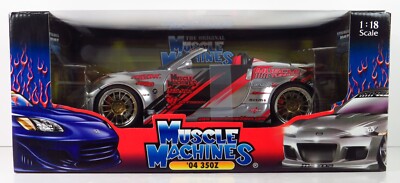 Muscle Machines Tuners 04 Nissan 350Z Roadster Fairlady Silver