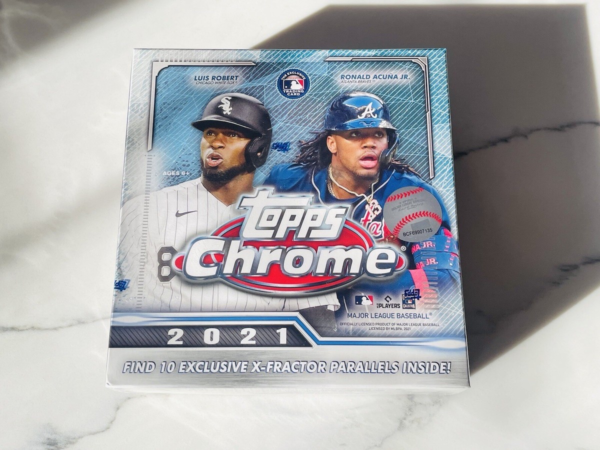 2021 Topps Chrome MLB Baseball Mega Box New Factory Sealed | eBay