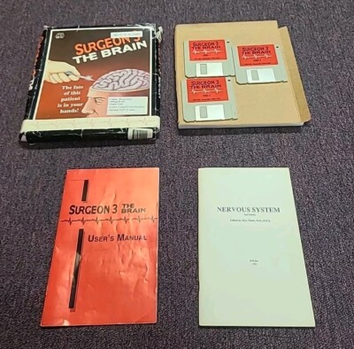 Surgeon 3 The Brain Apple Macintosh Information Systems for Medicine (Very Rare)