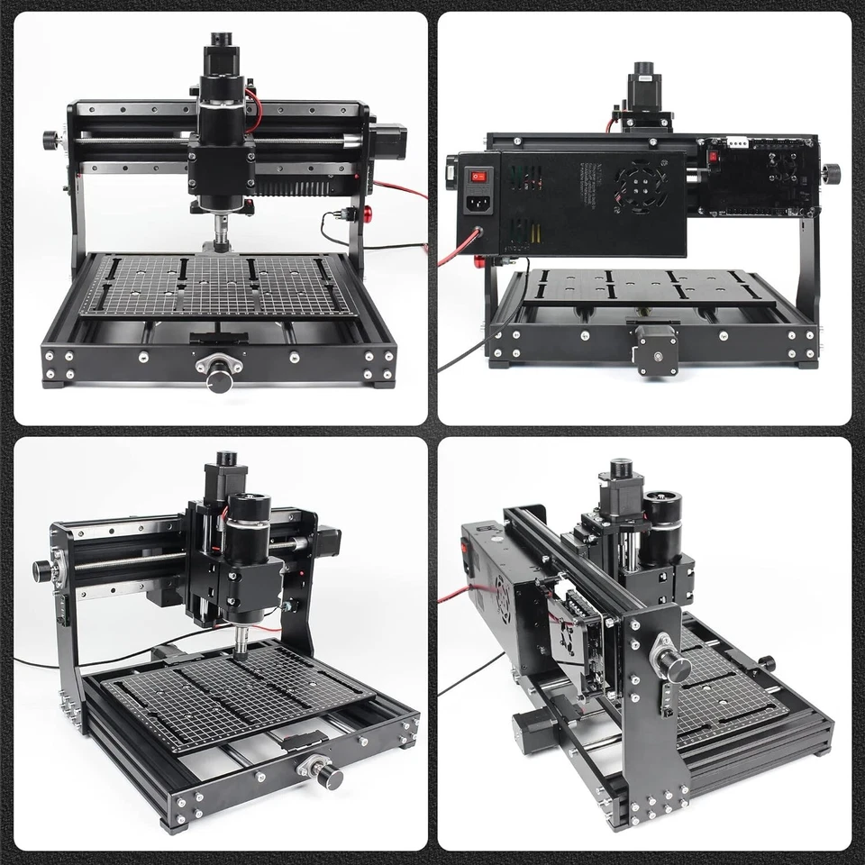 【DE】3020 Plus GRBL Control CNC Router Lasergravur Fräsmaschine + 500W DC Spindle - Bild 2 von 4